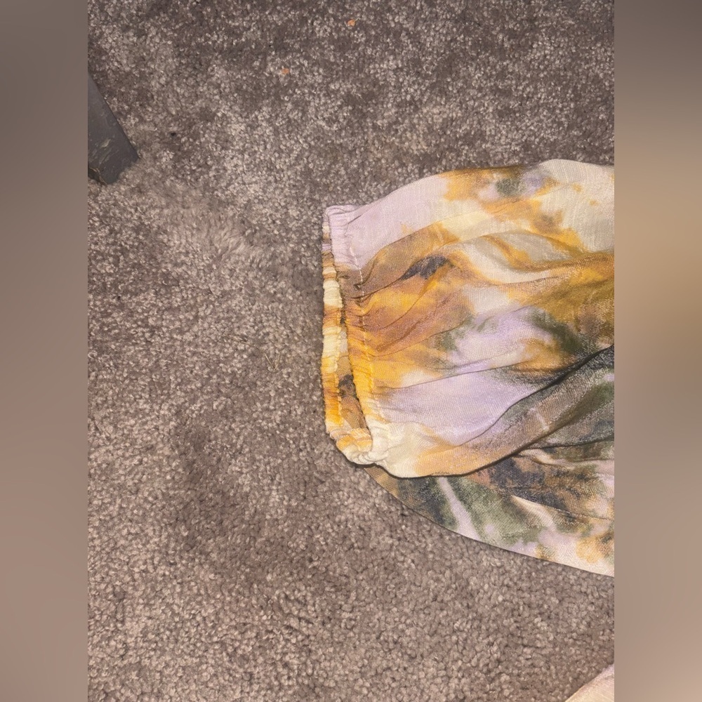 Zac & Rachel Womens Blouse Tie Dye Off Shoulder Boho 3/4 Balloon
Sleeve Large - Picture 4 of 15